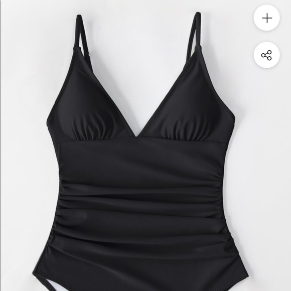 Cupshe Black One-Piece Swim - Picture 7 of 8